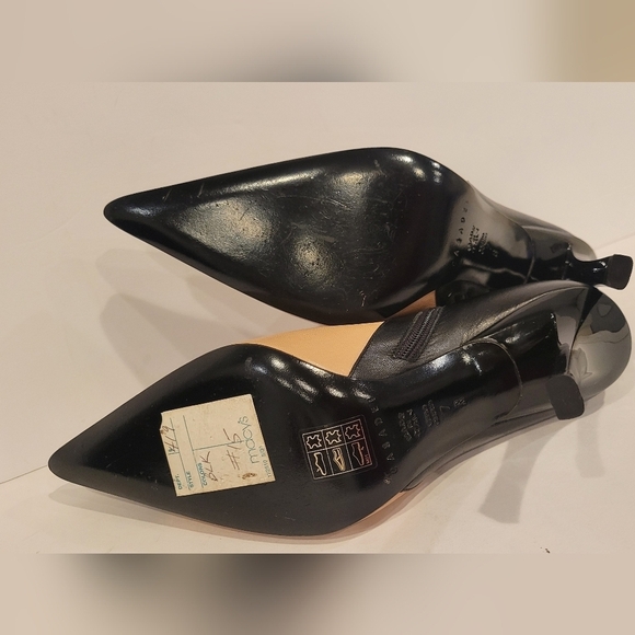 Casadei Heeled Booties, Black and Beige, size 7B Made in Italy. - Picture 5 of 9